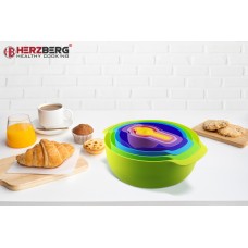 Herzberg 9 in 1 Bowl and Measuring Cups Set