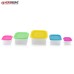 Herzberg HG-SFS5N1: 5-in-1 Square Food Storage Container Set
