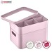 Herzberg HG-OKY676: 2 Layer Multipurpose Organizer Box Purple