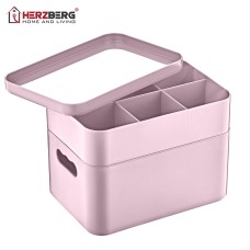 Herzberg HG-OKY676: 2 Layer Multipurpose Organizer Box Purple Herzberg HG-OKY676: 2 Layer Multipurpose Organizer Box Purple