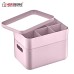 Herzberg HG-OKY676: 2 Layer Multipurpose Organizer Box Purple