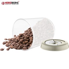 Herzberg Vacuum Storage Jar Set Pink Herzberg Vacuum Storage Jar Set Pink