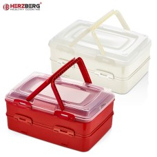 Herzberg Duplex Takeaway Pastry Carrying Box Ivory Herzberg Duplex Takeaway Pastry Carrying Box Ivory