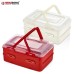 Herzberg Duplex Takeaway Pastry Carrying Box Ivory