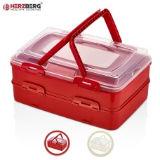 Herzberg Duplex Takeaway Pastry Carrying Box Ivory Herzberg Duplex Takeaway Pastry Carrying Box Ivory