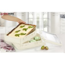 Herzberg Duplex Takeaway Pastry Carrying Box Ivory Herzberg Duplex Takeaway Pastry Carrying Box Ivory