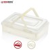 Herzberg HG-L719: Single-Tier Takeaway Pastry Carrying Box Ivory