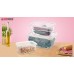 Herzberg 3 Pieces Extra Deep Bio Saver Box Set Red