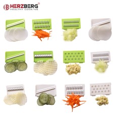 Herzberg HG-8032: Vegetable Slicer with Bowl and Storage Container Set Herzberg HG-8032: Vegetable Slicer with Bowl and Storage Container Set