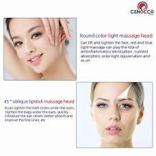 Cenocco Beauty Magnetic Micro Vibration Facial Massager with LED Cenocco Beauty Magnetic Micro Vibration Facial Massager with LED