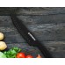 Herzberg 8 Pieces Knife Set with Acrylic Stand - Black Marble