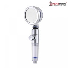Herzberg Turbo Charger Showerhead - Matte Blue Herzberg Turbo Charger Showerhead - Matte Blue