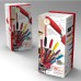 Royalty Line 8 Pieces RainbowCeramic Knife Set with Rotating Holder Stand