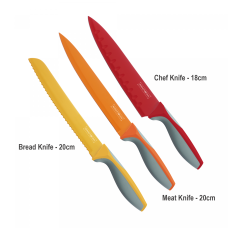 Royalty Line 7 Pieces Multi-Colored Knife Set Royalty Line 7 Pieces Multi-Colored Knife Set