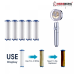Herzberg Turbo Charger Showerhead Blue