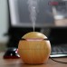 Herzberg Air Humidifier Aroma Oil Diffuser Dark wood