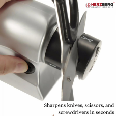 Herzberg Electric or Manual Multi-Purpose Sharpener Herzberg Electric or Manual Multi-Purpose Sharpener