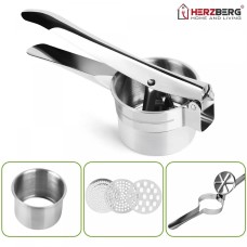 Herzberg Stainless Steel Potato Ricer Herzberg Stainless Steel Potato Ricer