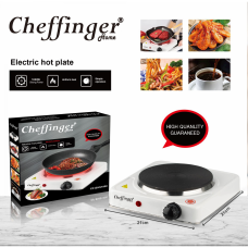 Cheffinger CF-EHS1000: 1000W Electric Hot Plate - Single Cheffinger CF-EHS1000: 1000W Electric Hot Plate - Single