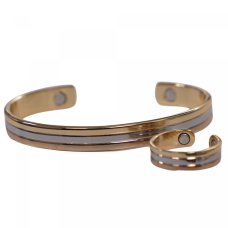 Wellys GD-027510:Magnetic Tricolor Bracelet - Classic Wellys GD-027510:Magnetic Tricolor Bracelet - Classic