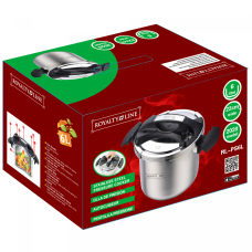 Royalty Line RL-PS6L: 6L Stainless Steel Pressure Cooker Royalty Line RL-PS6L: 6L Stainless Steel Pressure Cooker