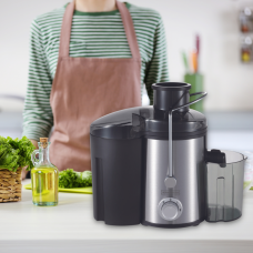 Royalty Line RL-PJ19001: 15L Stainless Steel Juice Extractor - 700W - Grey