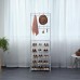 Herzberg Segmented Hallstand Clothes Hanger with 5 Shelves Shoe Rack - 60x173cm