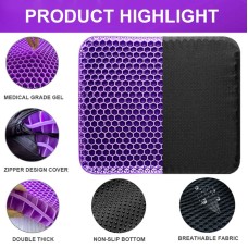 Herzberg HG-03169: Gel Seat Cushion - Purple Herzberg HG-03169: Gel Seat Cushion - Purple