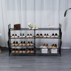 Herzberg HG-03312: 7- Layer Storage Shoe Rack (12x70cm) - Black Herzberg HG-03312: 7- Layer Storage Shoe Rack (12x70cm) - Black