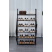 Herzberg HG-03329: 6 Layer Storage Shoe Rack (47x100cm) - Black