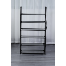 Herzberg HG-03329: 6 Layer Storage Shoe Rack (47x100cm) - Black Herzberg HG-03329: 6 Layer Storage Shoe Rack (47x100cm) - Black