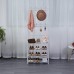 Herzberg 4-Tier Entryway Coat Rack and Hallway Storage Rack Organizer - 60x153cm