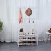 Herzberg 4-Tier Entryway Coat Rack and Hallway Storage Rack Organizer - 80x153cm