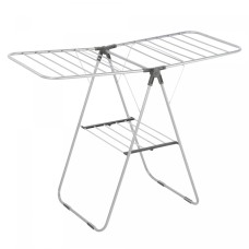 Herzberg HG-04494: 2-Tier Folding Steel Clothes Drying Rack Herzberg HG-04494: 2-Tier Folding Steel Clothes Drying Rack