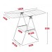 Herzberg HG-04494: 2-Tier Folding Steel Clothes Drying Rack