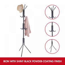 Herzberg HG-04524: 12-Hook Free Standing Coat Rack Herzberg HG-04524: 12-Hook Free Standing Coat Rack