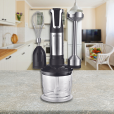 Royalty Line RL-ESMS800BLK: 3-in-1 Hand Blender Set - Power Whisk, Immersion Blender, Chopper - Black Royalty Line RL-ESMS800BLK: 3-in-1 Hand Blender Set - Power Whisk, Immersion Blender, Chopper - Black