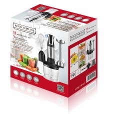 Royalty Line RL-ESMS800BLK: 3-in-1 Hand Blender Set - Power Whisk, Immersion Blender, Chopper - Black Royalty Line RL-ESMS800BLK: 3-in-1 Hand Blender Set - Power Whisk, Immersion Blender, Chopper - Black