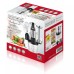 Royalty Line RL-ESMS800BLK: 3-in-1 Hand Blender Set - Power Whisk, Immersion Blender, Chopper - Black