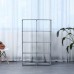 Herzberg HG-03626: 8-Layer Multi-purpose Bookshelf and Storage Rack (85x125cm) - Grey