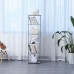Herzberg HG-03619: 5-Layer Multi-purpose Bookshelf and Storage Rack (42x153cm) - Grey