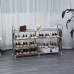 Herzberg HG-03596: 7- Layer Storage Shoe Rack (12x70cm) - Grey