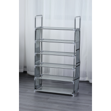 Herzberg HG-03602: 6 Layer Storage Shoe Rack (47x100cm) - Grey Herzberg HG-03602: 6 Layer Storage Shoe Rack (47x100cm) - Grey