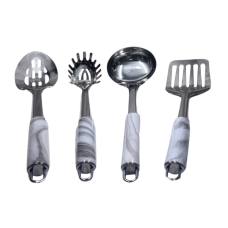 Eisenbach A0019: 4-Piece Stainless Steel Kitchen Tool Set - Marble Eisenbach A0019: 4-Piece Stainless Steel Kitchen Tool Set - Marble