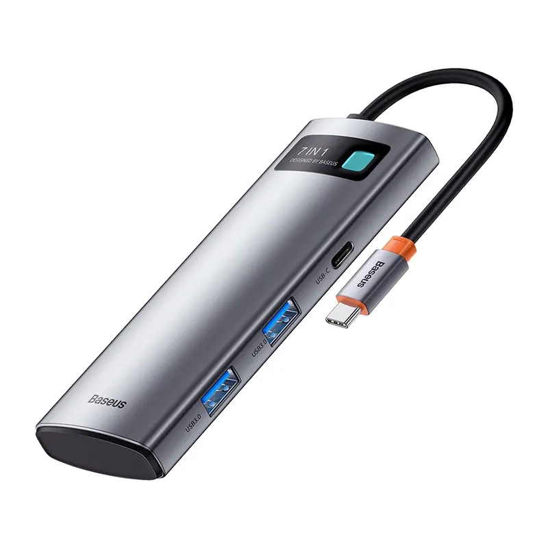 Baseus Hub Adapter 7in1 USB-C to 2x USB 3.0 + HDMI + USB-C PD Baseus Hub Adapter 7in1 USB-C to 2x USB 3.0 + HDMI + USB-C PD