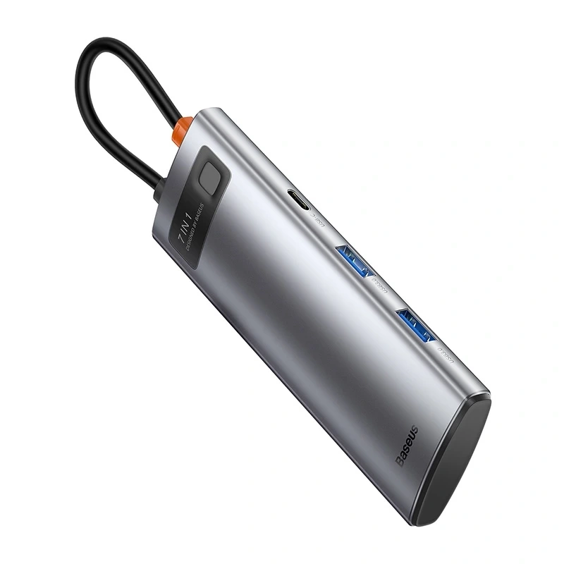 Baseus Hub Adapter 7in1 USB-C to 2x USB 3.0 + HDMI + USB-C PD Baseus Hub Adapter 7in1 USB-C to 2x USB 3.0 + HDMI + USB-C PD