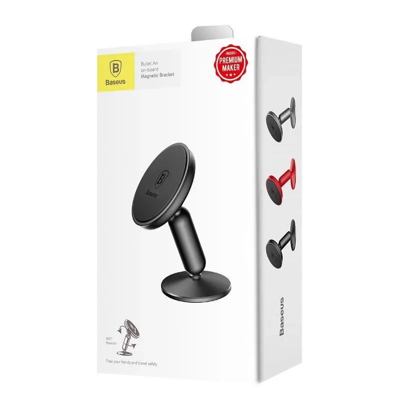 Baseus Bullet Magnetic Car Mount (Black) Baseus Bullet Magnetic Car Mount (Black)