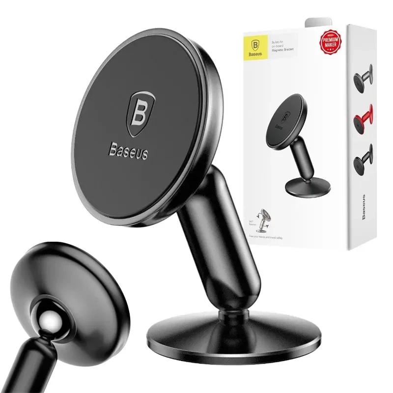 Baseus Bullet Magnetic Car Mount (Black) Baseus Bullet Magnetic Car Mount (Black)