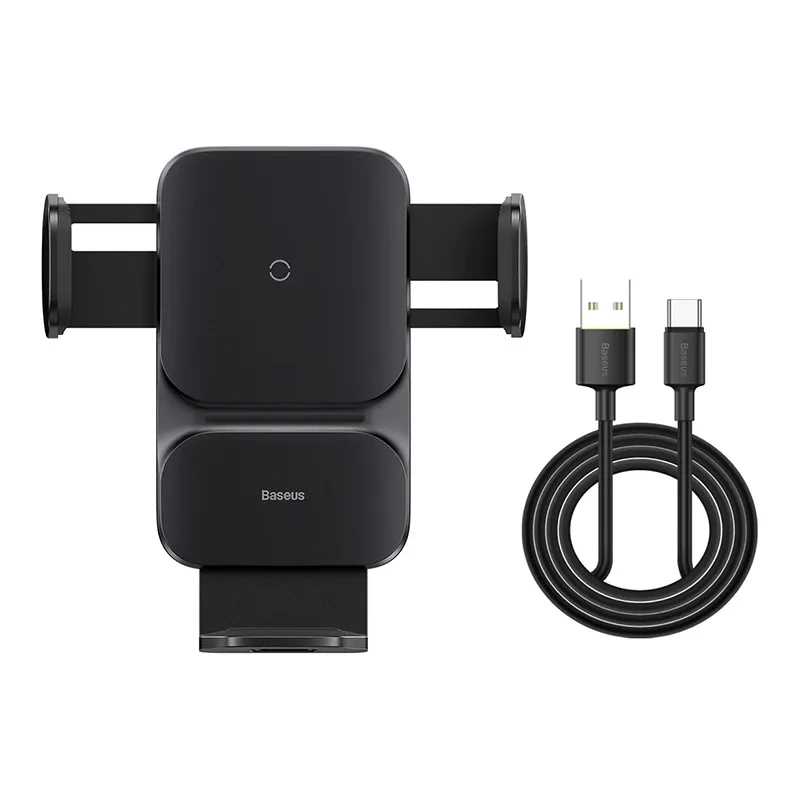 Baseus Wisdom Wireless Charging Air vent Electric Car Phone Holder (black) Baseus Wisdom Wireless Charging Air vent Electric Car Phone Holder (black)