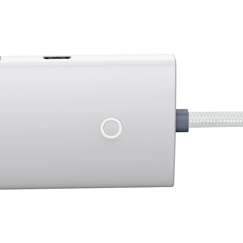 Baseus Lite Series Hub 4in1 USB to 4x USB 3.0, 25cm (White) Baseus Lite Series Hub 4in1 USB to 4x USB 3.0, 25cm (White)